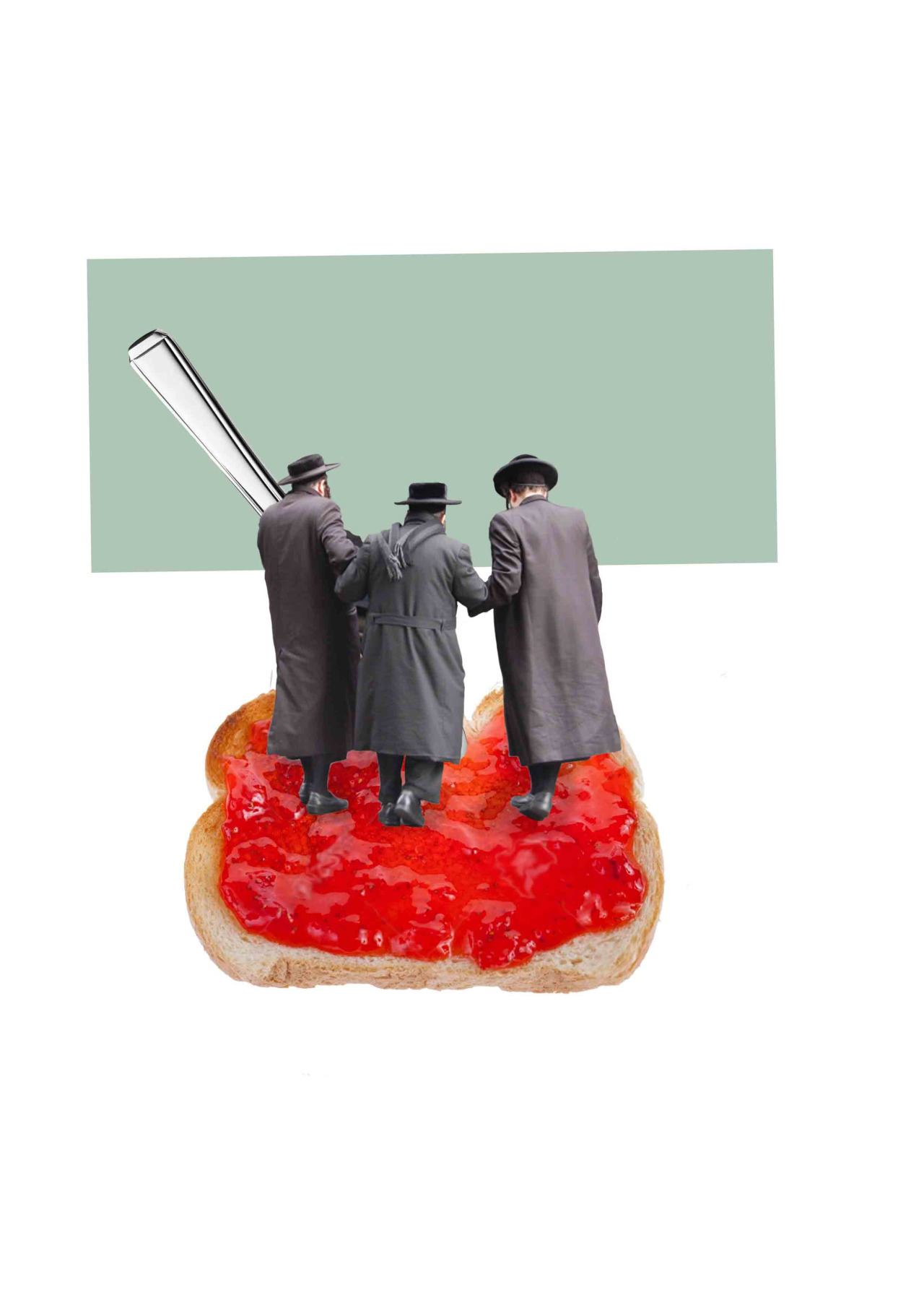 'Three jews on jam on toast' - Chloe Dowsett 04//08//2015