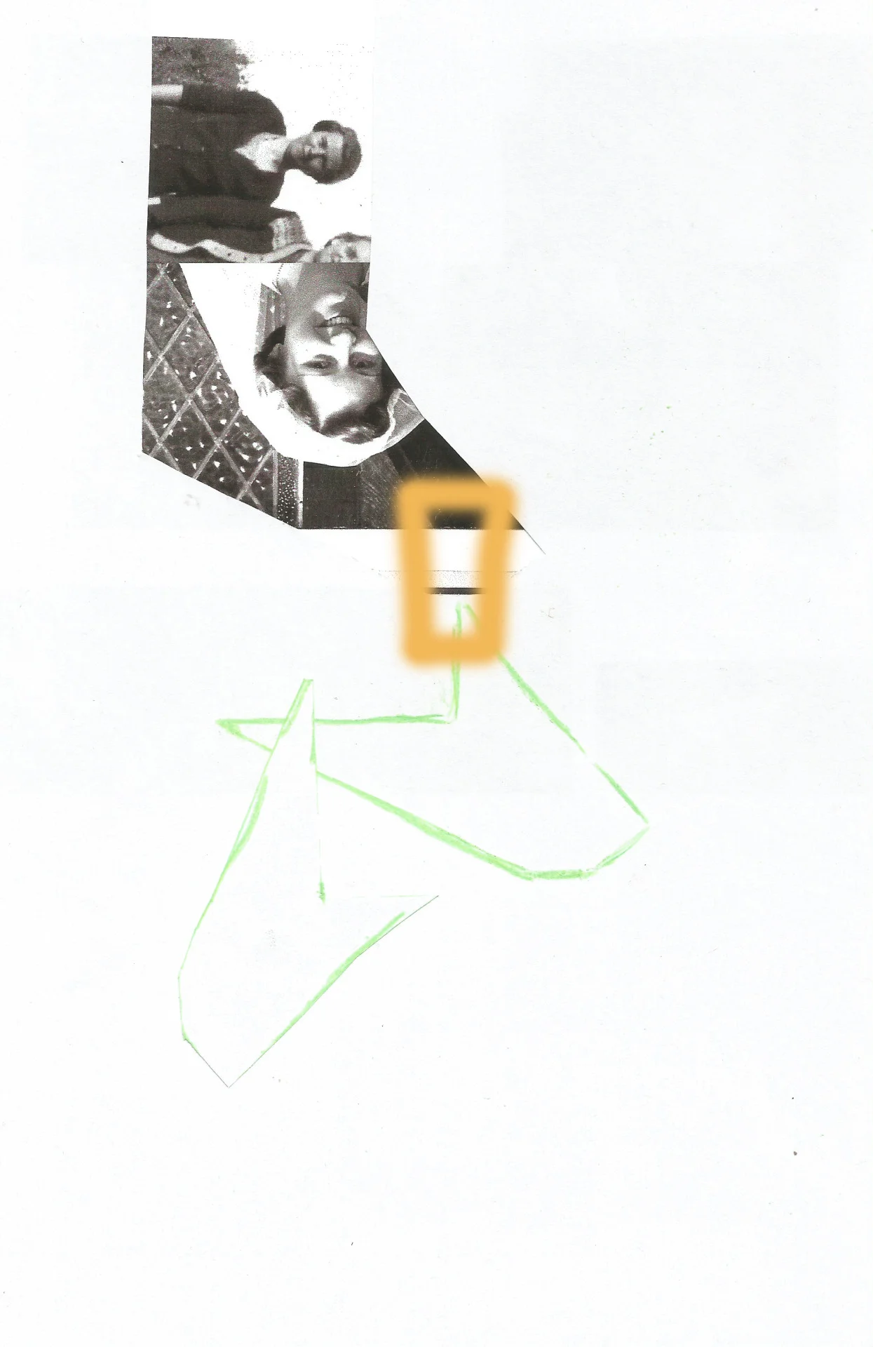 'Printer error with blocking and chalk' - Chloe Dowsett 07//05//2015