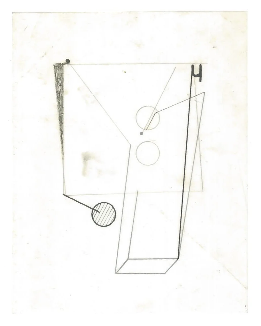 Sequential Architecture (the city, observations 29B) Pencil on oiled fabriano paper 140mm x 180mm NY, December 2013