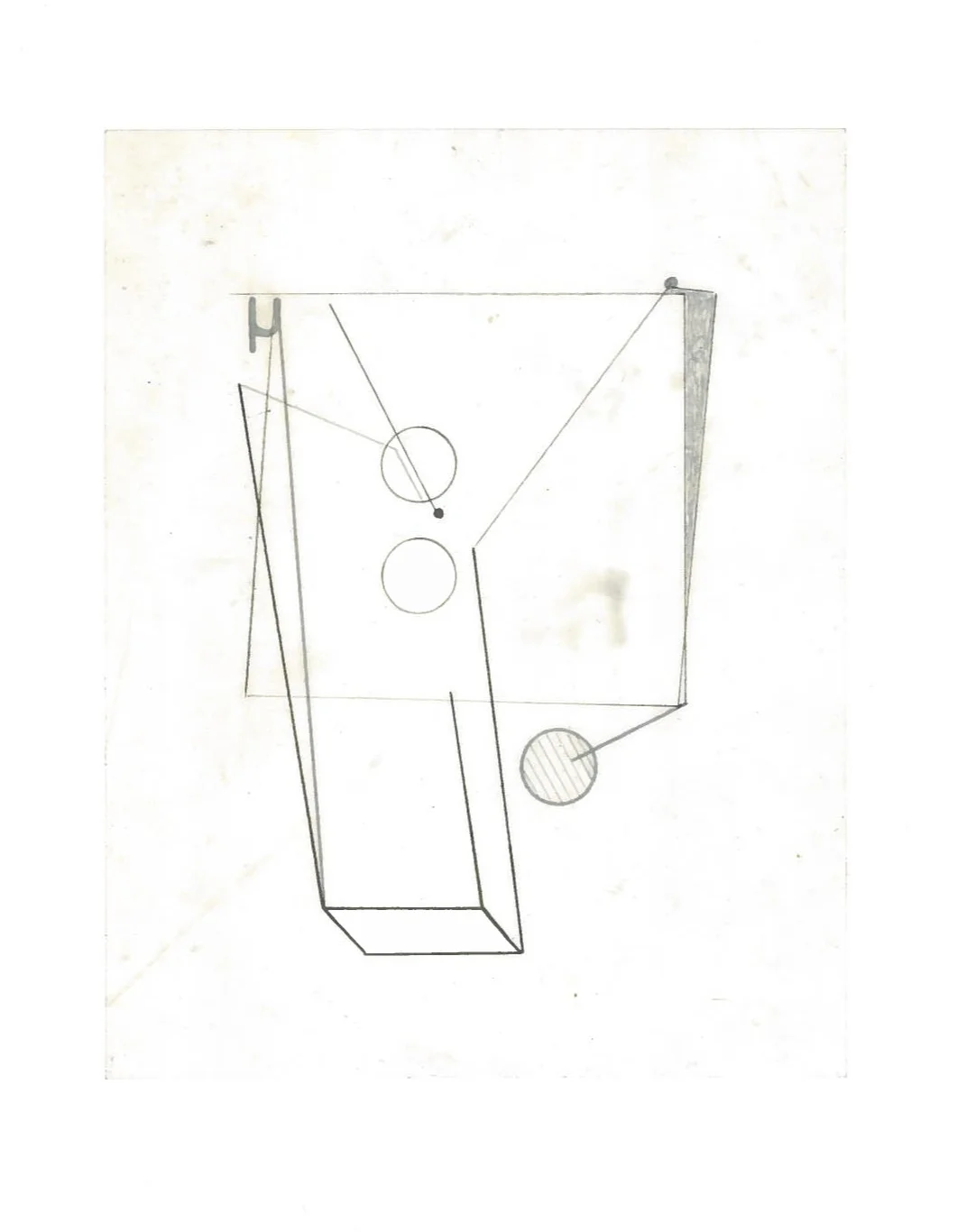 Sequential Architecture (the city, observations 29A) Pencil on oiled fabriano paper 140mm x 180mm NY, December 2013