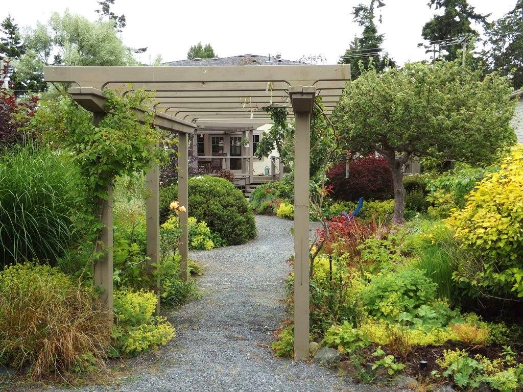 Arbor entrance to secret garden