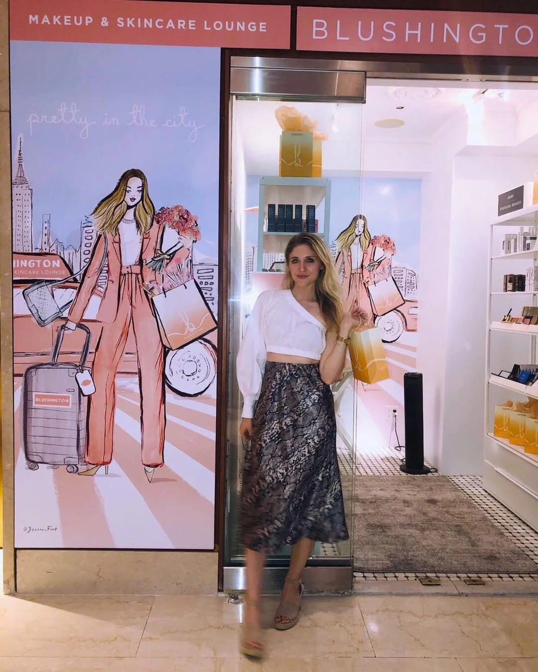 Blushington X Parker New York Storefront