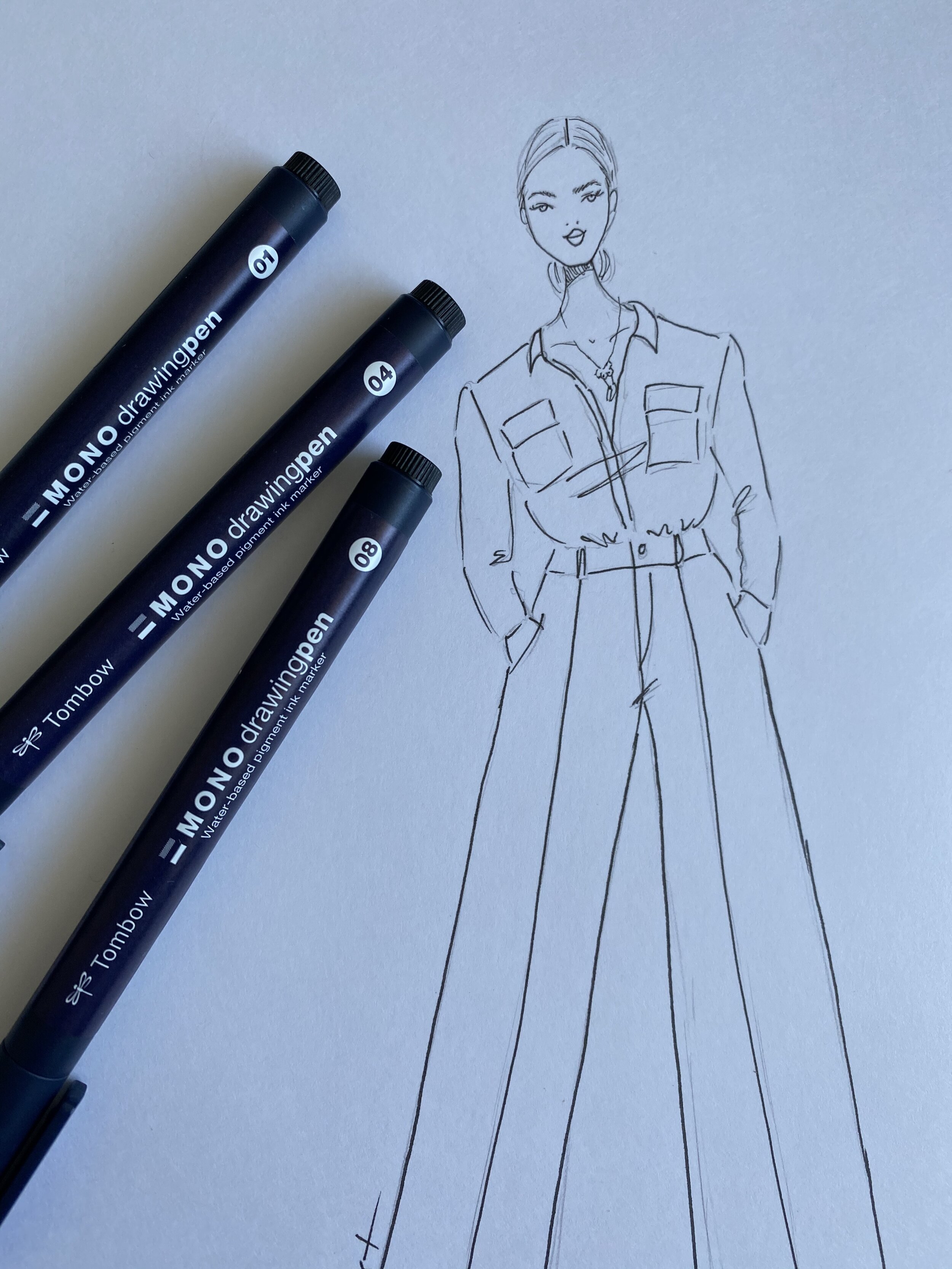 Fashion Sketching: a Step-by-step Guide to Drawing the Basic Fashion  Croquis with 9 Heads Proportions | For Beginners — amiko simonetti