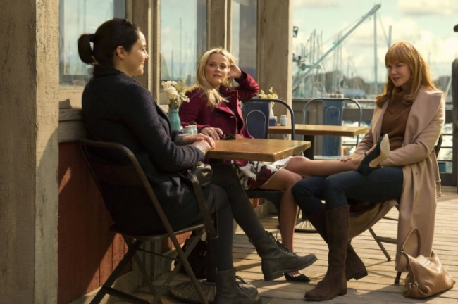 Pictured: Shailene Woodley , Reese Witherspoon and Nicole Kidman | Source: HBO | Hilary Bronwyn Gayle