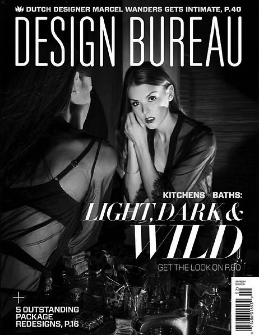 Design Bureau (January 2014) "Interior lighting doesn't always need to be crisp or bright. In fact, these Oona pendants provide so much more with their handcrafted warmth. The smoked glass and hammered copper create a subtle drama between Old World knowledge and modern form."