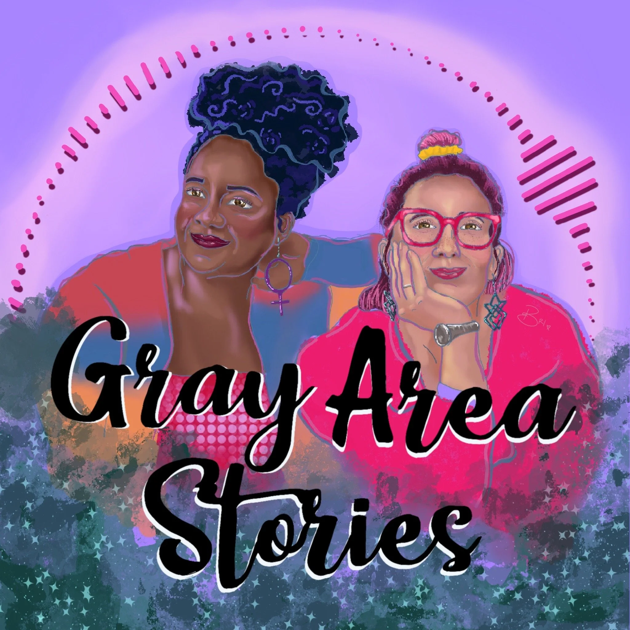    Gray Area Stories Podcast    Gray Area Stories is a survivor-led podcast hosted by survivors Erica M. Hart and Johanna Middleton, which seeks to center the stories and healing journeys of survivors of r*pe and sexual assault.  Find out more at&nbs