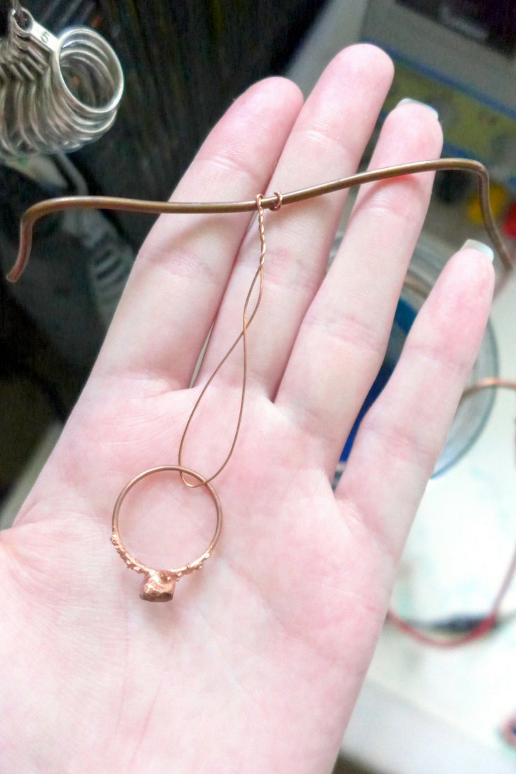 How to Create Texture on your Copper Electroformed Jewelry — Maker Monologues