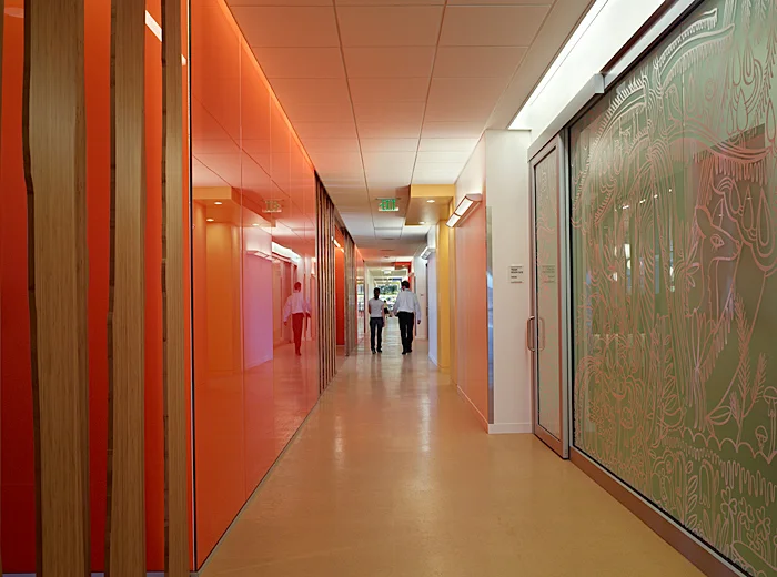 Main Hallway in the Bellevue Children's Clinic