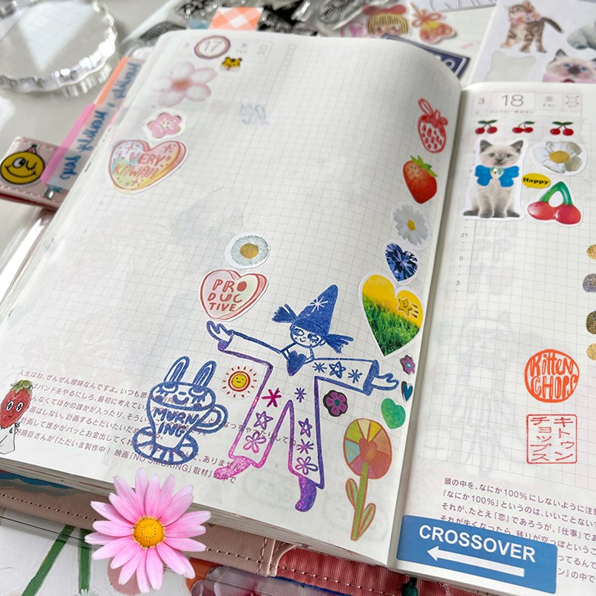 BGM Clear Record Life - Journal Stamps — La Petite Cute Shop