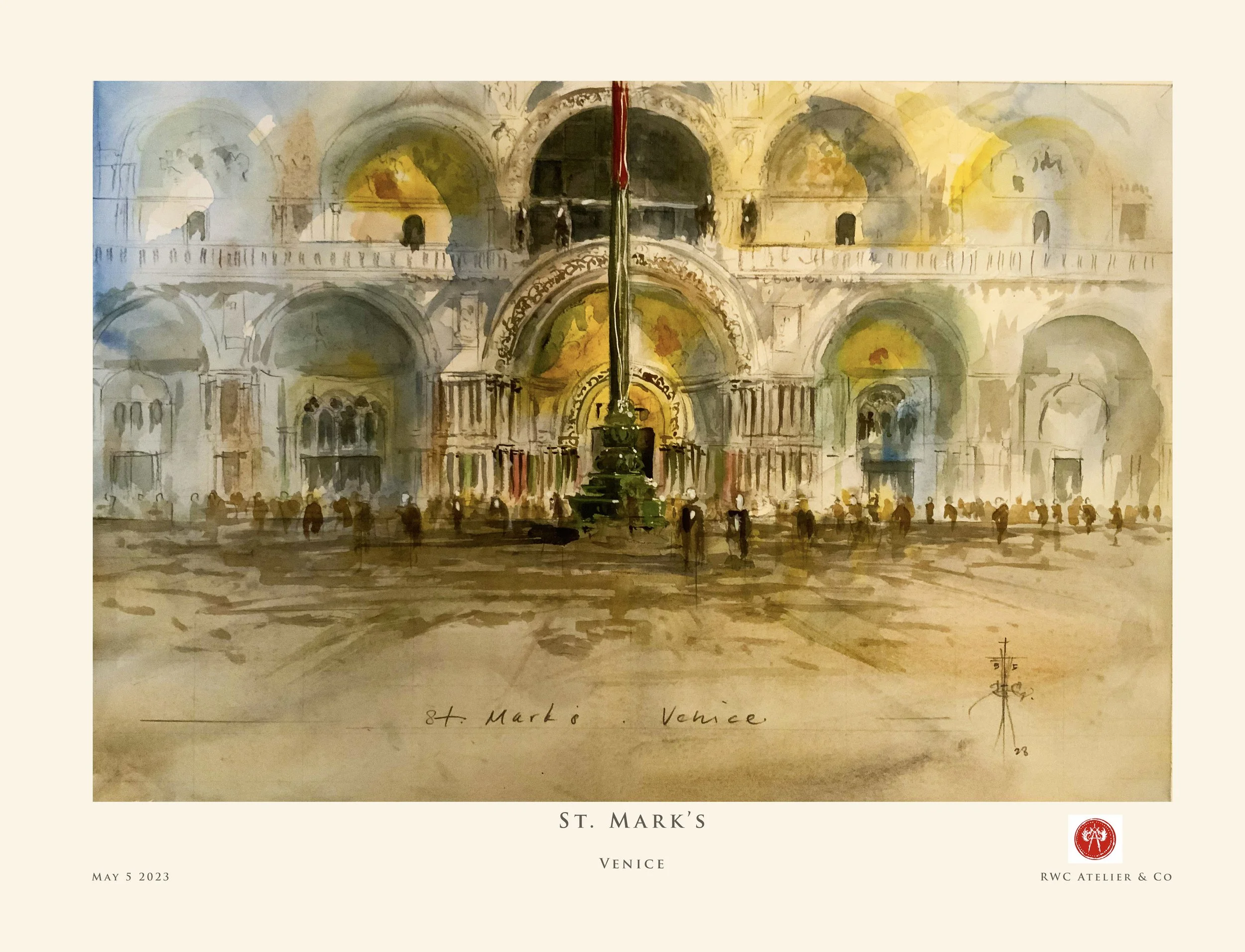 St. Mark's Cathedral by Richard Wilson Cameron-SOLD