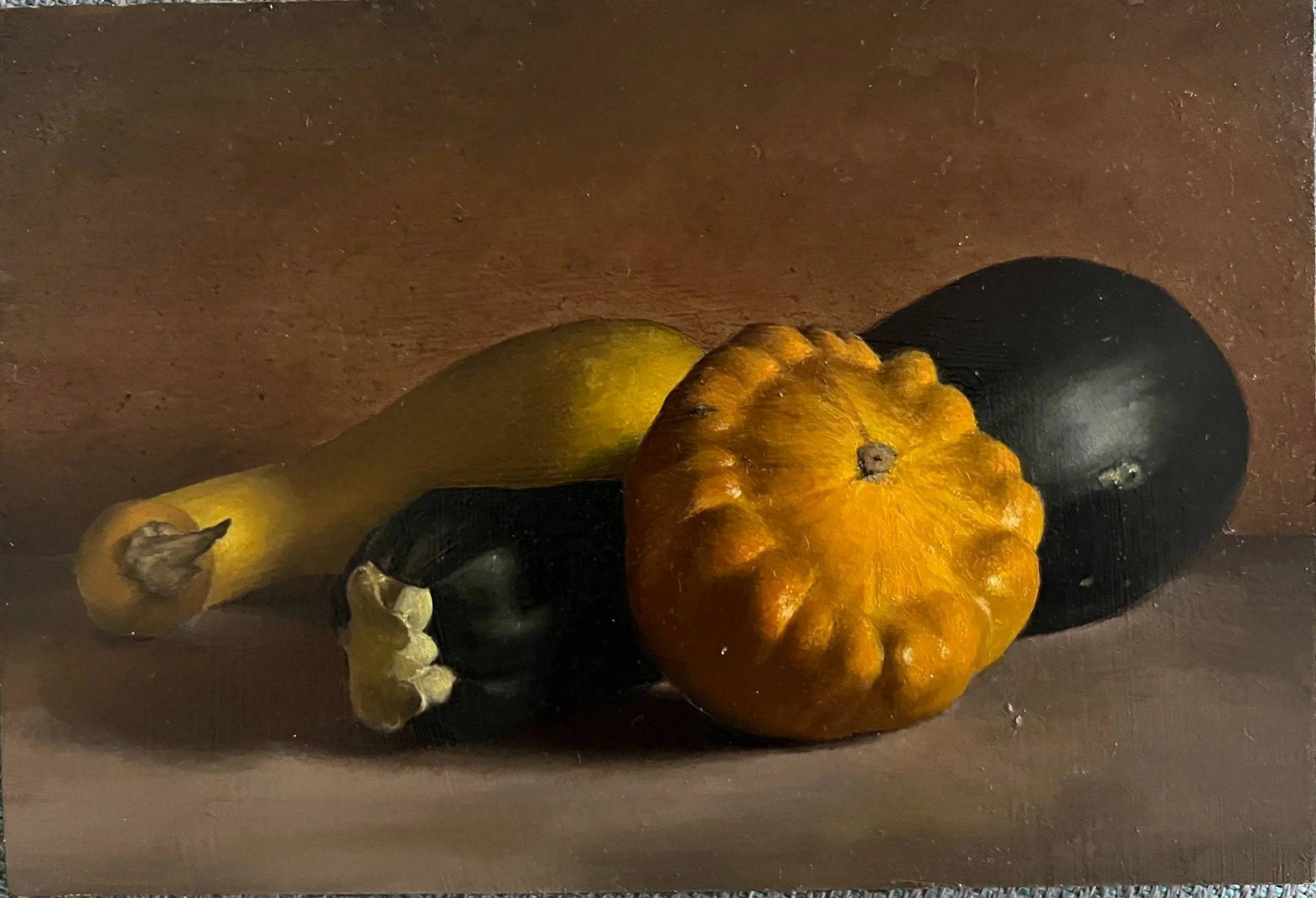 Still Life with Gourds by Michael Fetherston