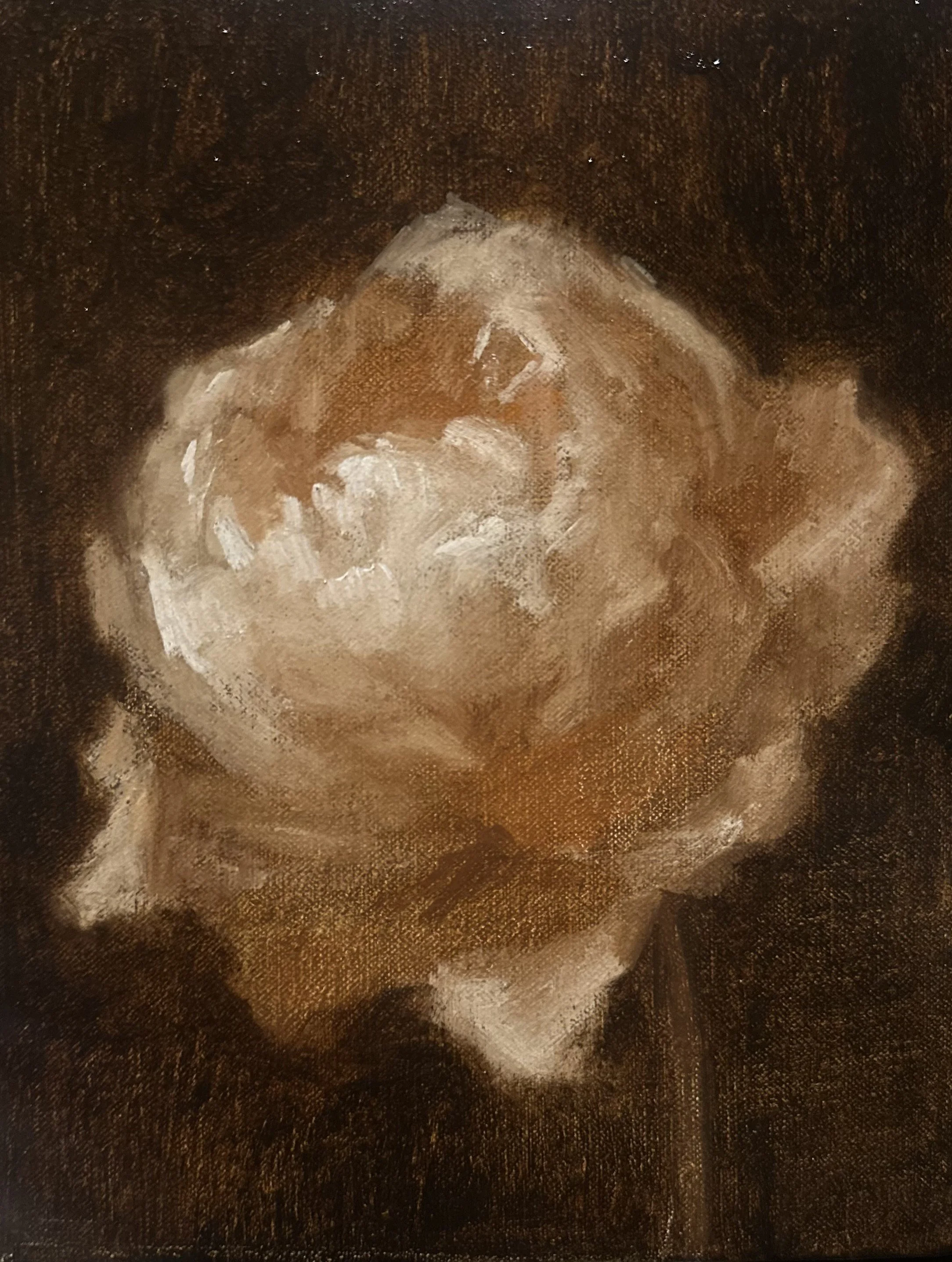Floral Study in Oil 2 by Lara Saunders