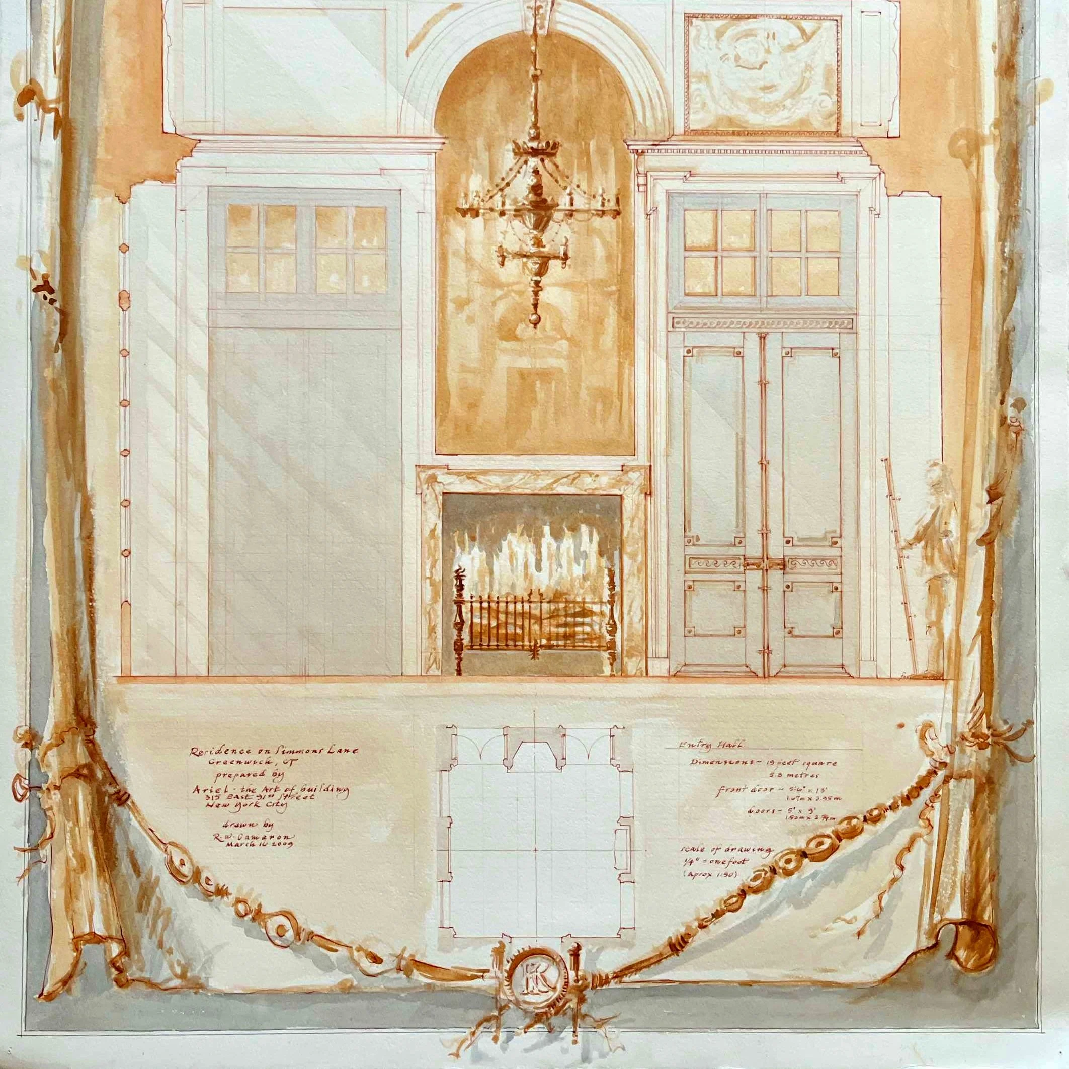 Villa Vestibule Rendering