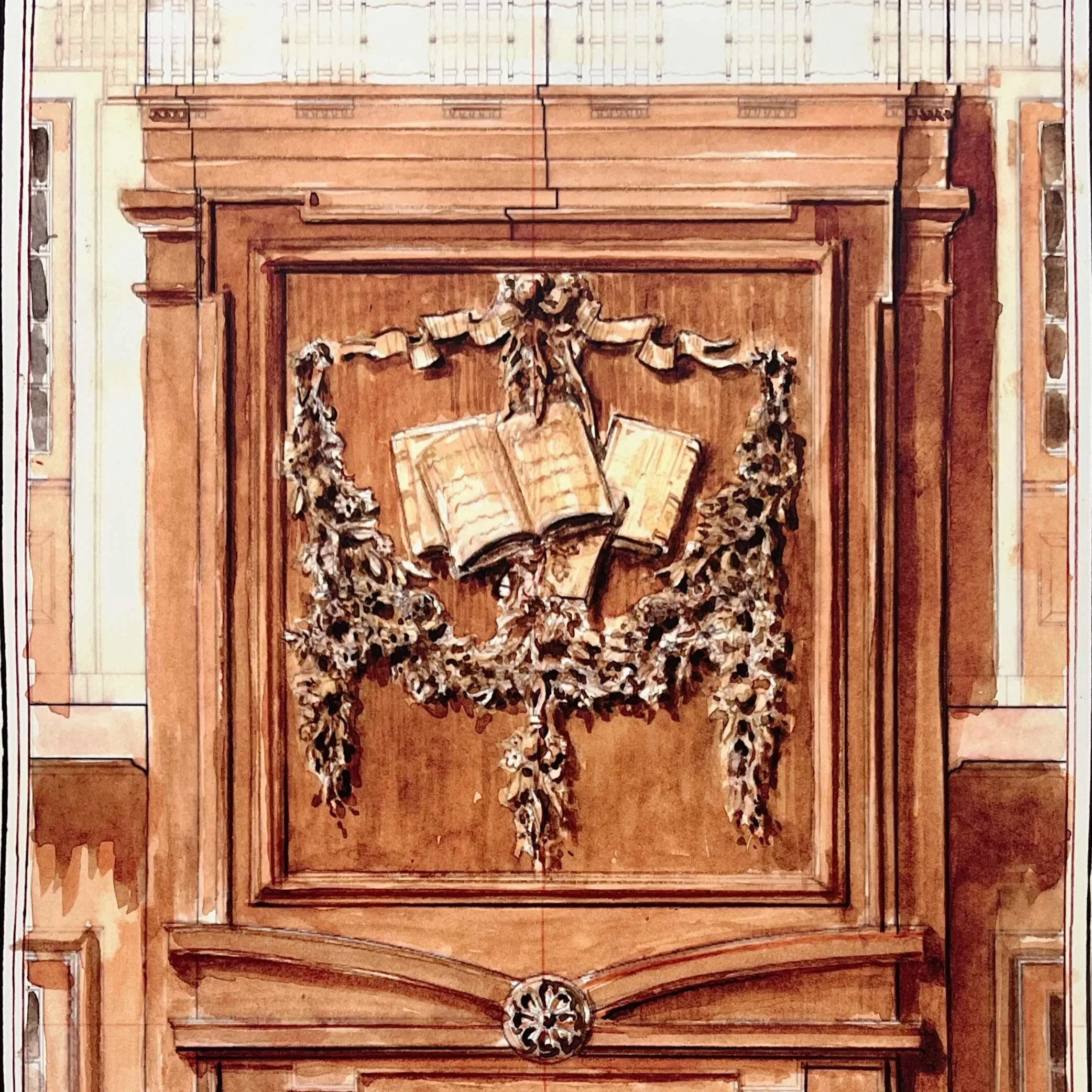 Ravenwood Library Mantel