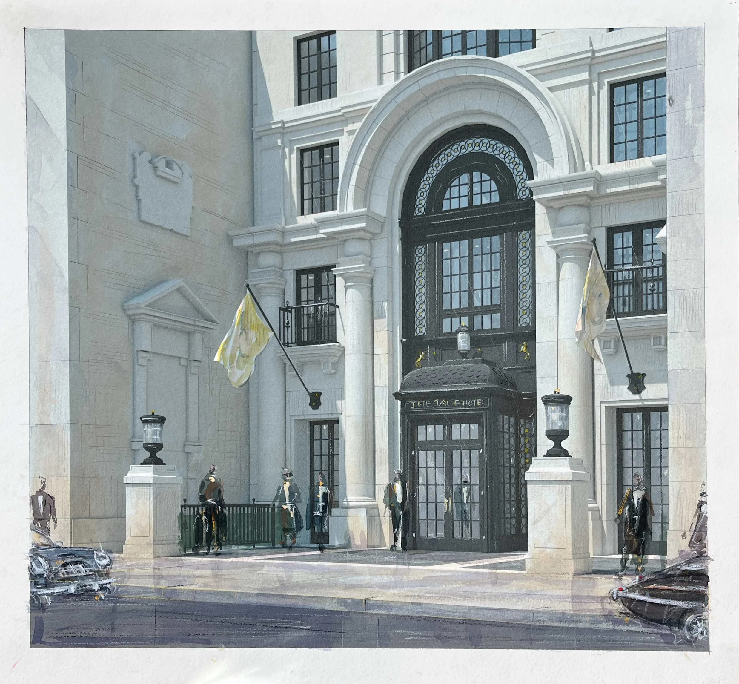 Jade Hotel Digital/Paint Rendering