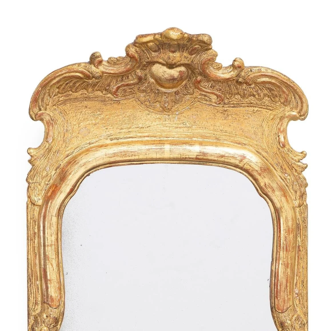 Exquisite Swedish Rococo Mirror, Signed Olof Westerberg
