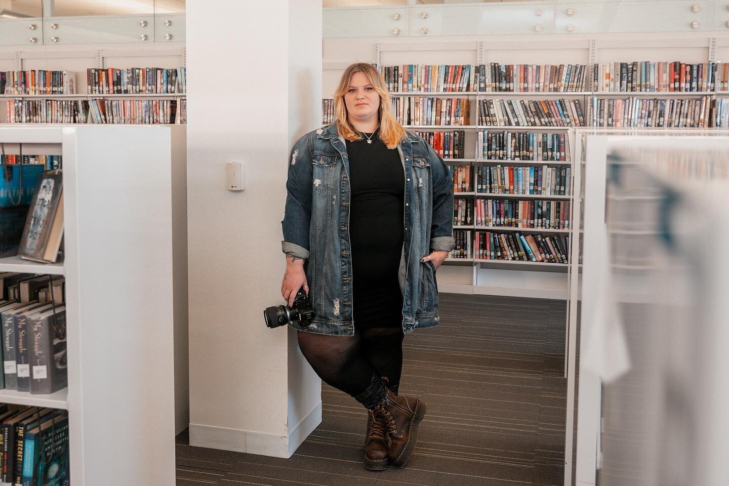 @natnelsonphoto is our #mainemakermonday today! I typically spend an hour with the makers but this session lasted all of 15 minutes. Did you know you need a special permit to take pictures inside the public library in Portland? We were asked to &ldqu