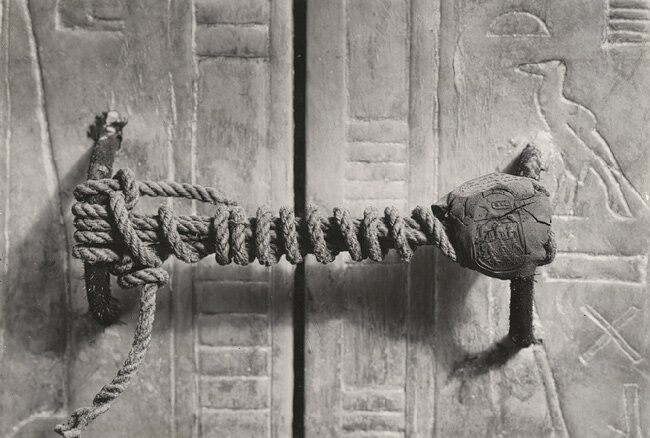 Unbroken Seal on Tutankhamun tomb