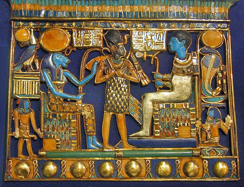 Jewelry from Tutankhamun's tomb