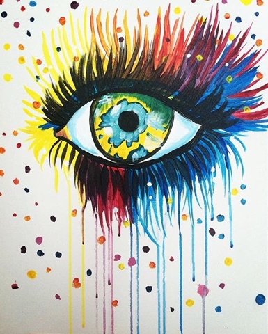 Rainbow Eyelashes