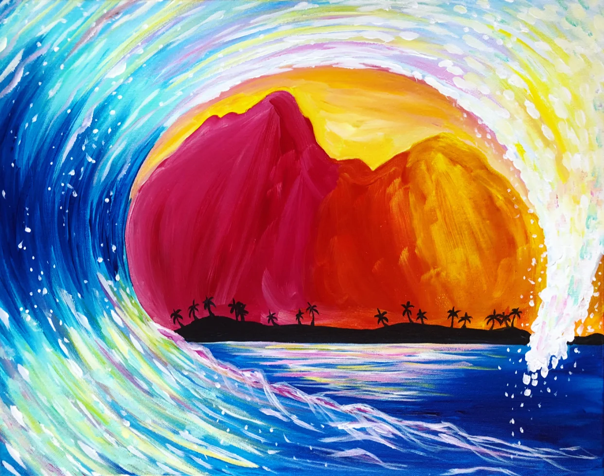 "Sunset Barrel"