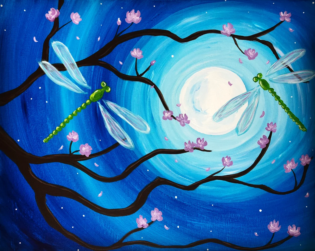 "Dragonfly Moonlight"