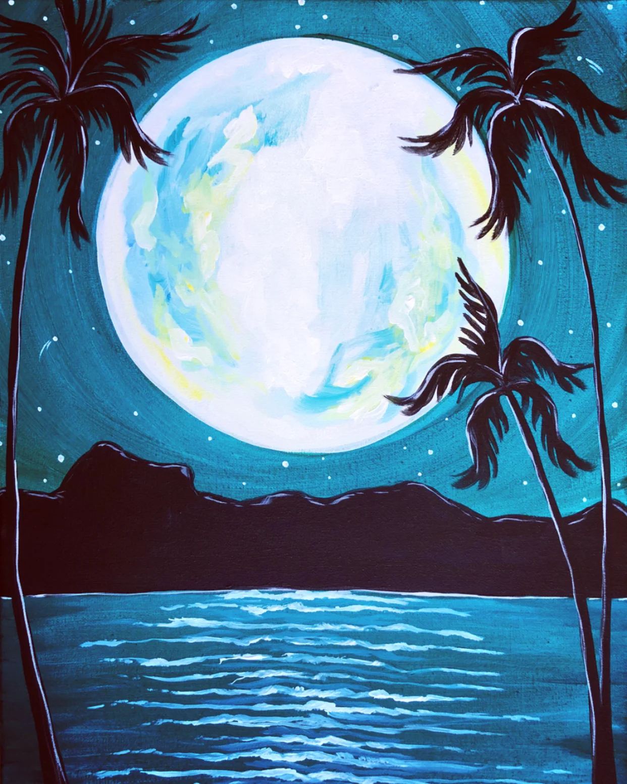 "Full Moon Over Sleeping Giant"