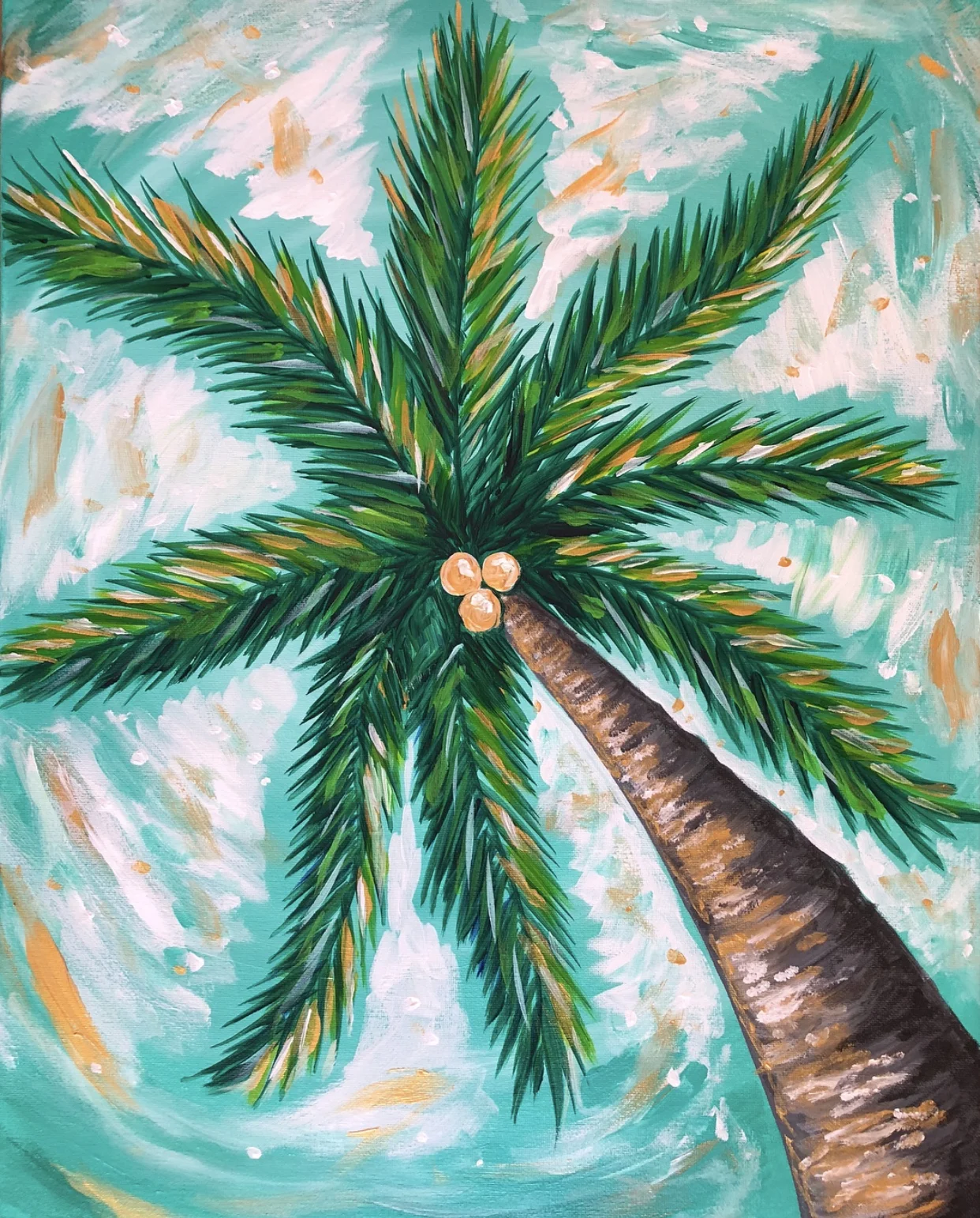 "Golden Palms"