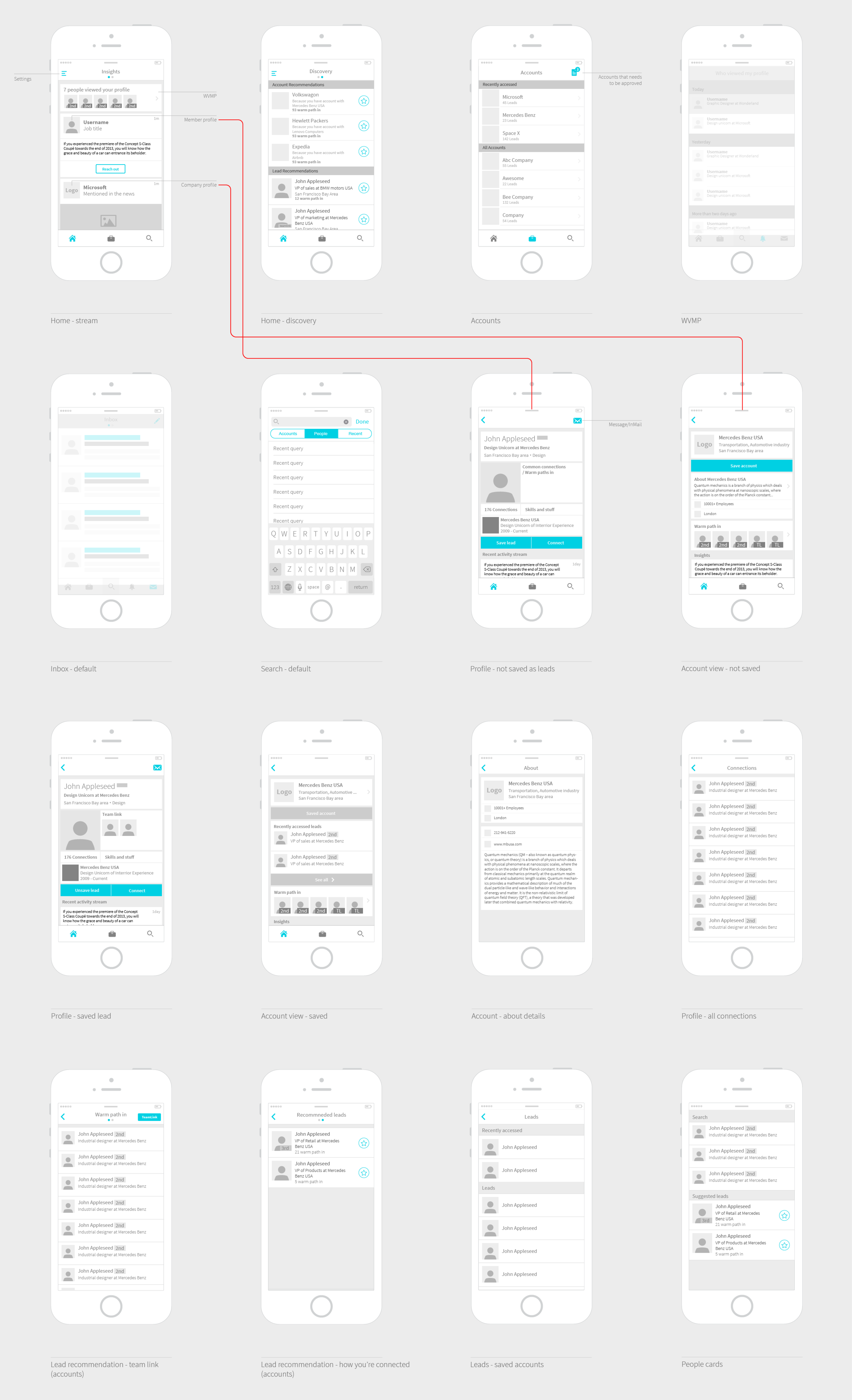 One of the many wireframes we did before adding pixels (click to view full image)