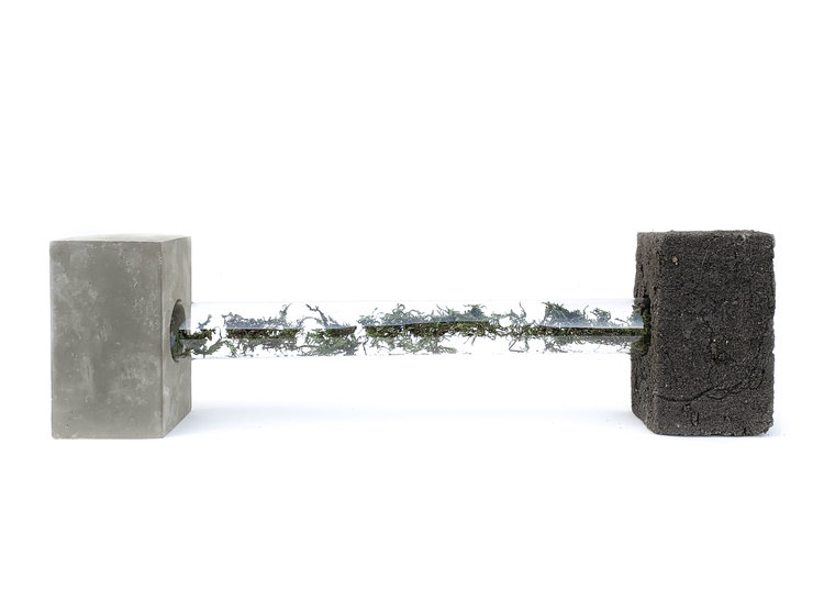 Earthly No. 5 Mixed media 19” x 5½” x 3”