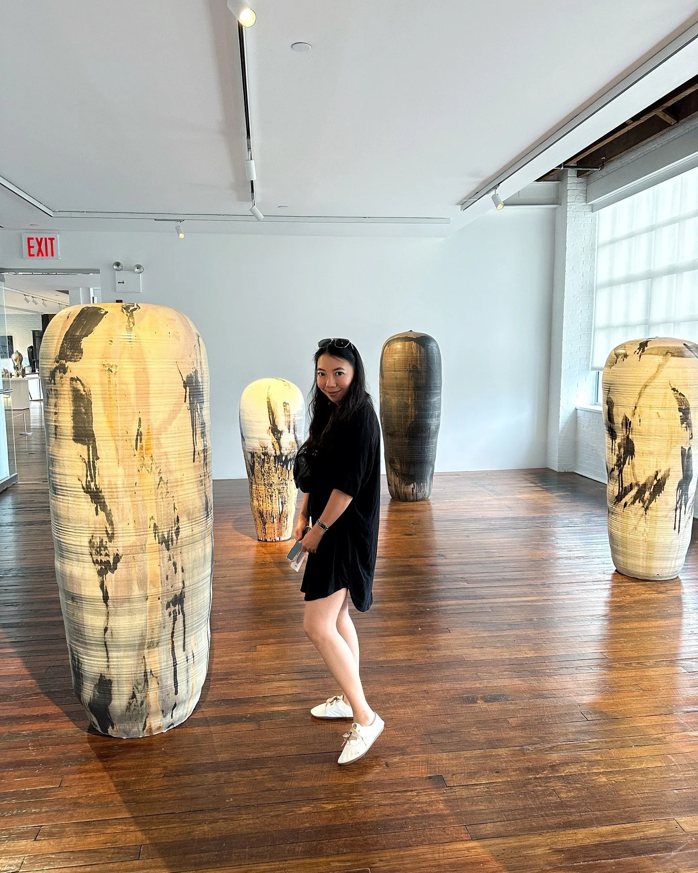 My favorite place to visit in New York @noguchimuseum Now exhibiting amazing works by @toshikotakaezufoundation who&rsquo;s also a legend!