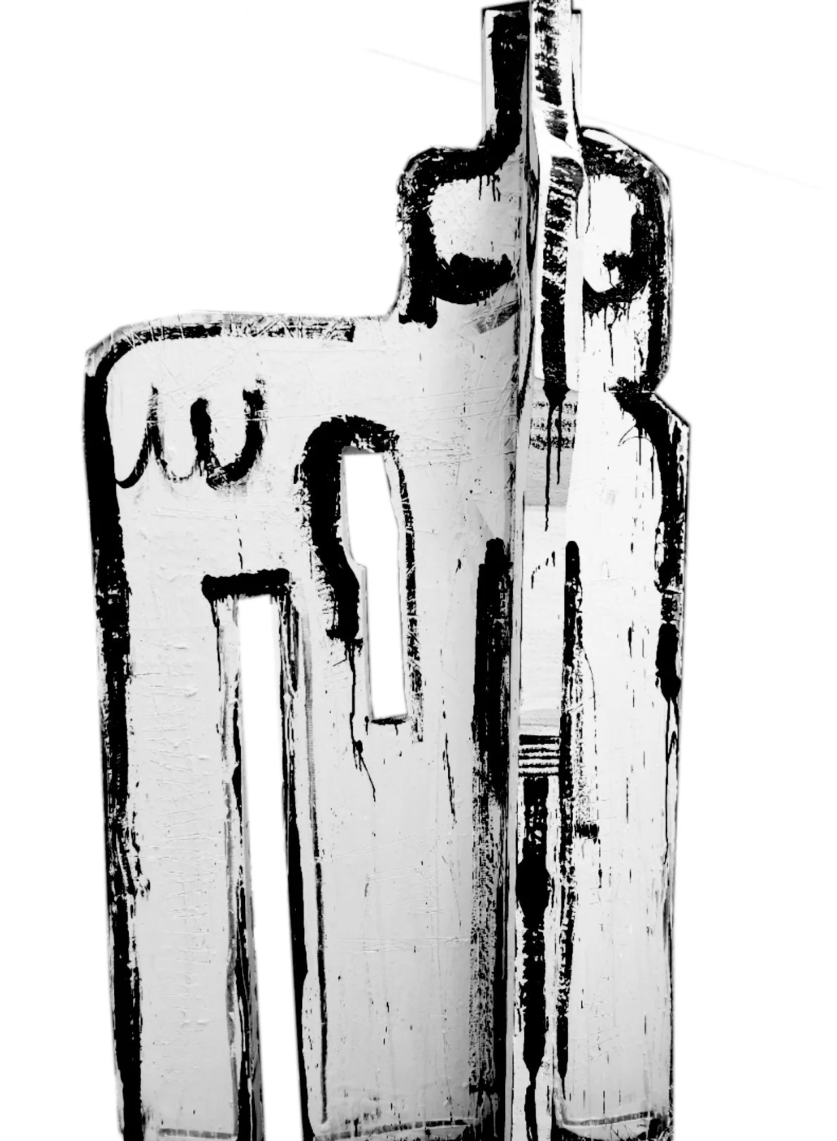 In Conversation, Modular, 8ft x 4ft x 4ft, 2022 Polystyrene + Lime Plaster
