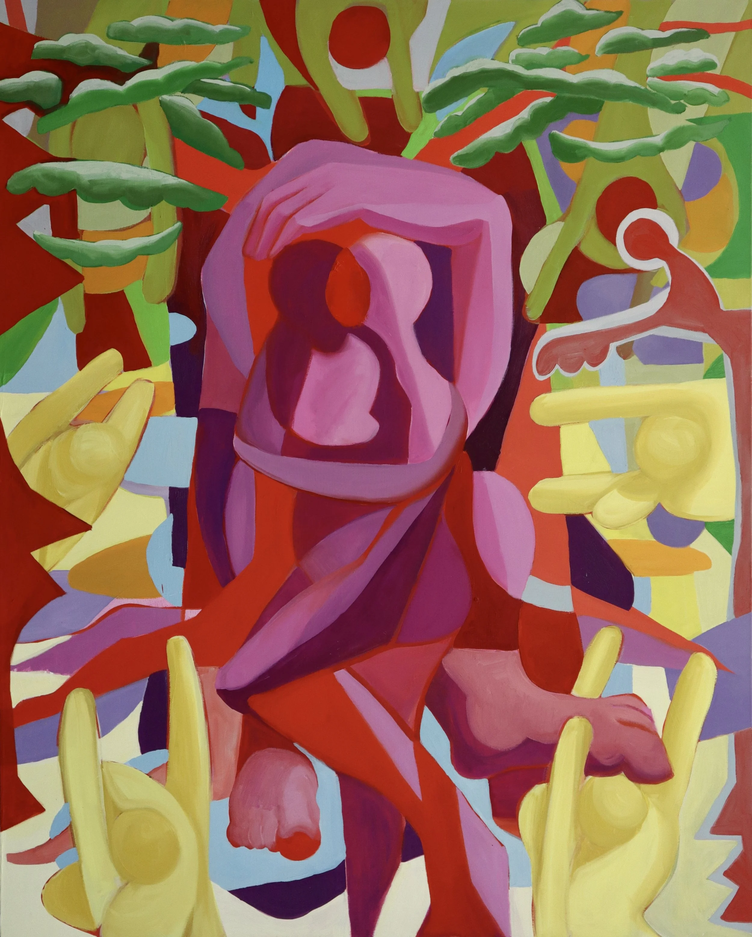 Stay Grounded- 48 x 60" 2023 o/c