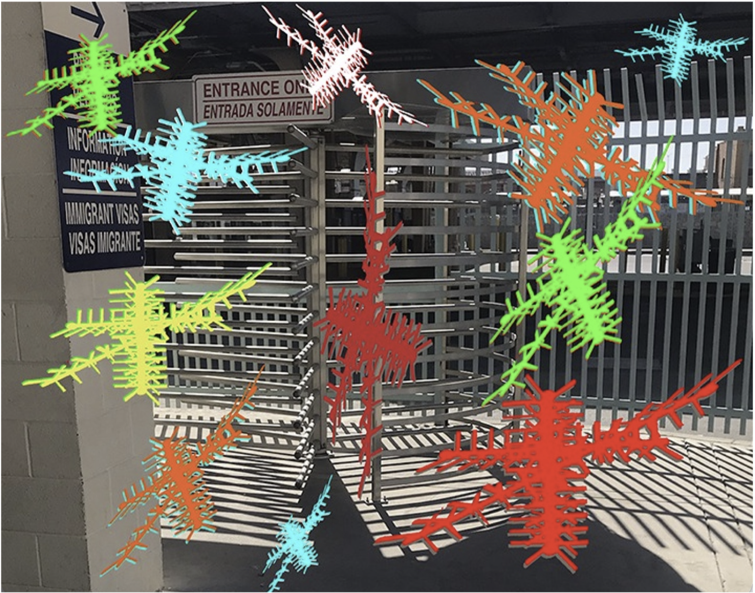    Revolutions Generators Series  , 2020, digital collage on aluminum, 16 x 20 inches 