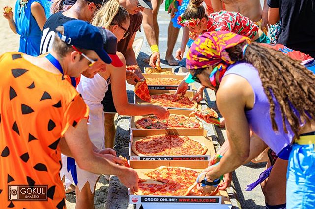 When hitting your favourite #beach to play #volleyball make sure to #slipslopslap and always have lots of food to fuel you through the day. 
Thanks @salspizzanz for providing us with #yummy #pizza to keep us going 📸: @gokul_images .
.
.
.
.
.
.
.
.
