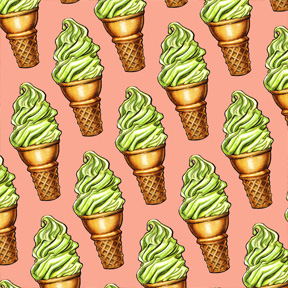 Pistachio Soft Serve