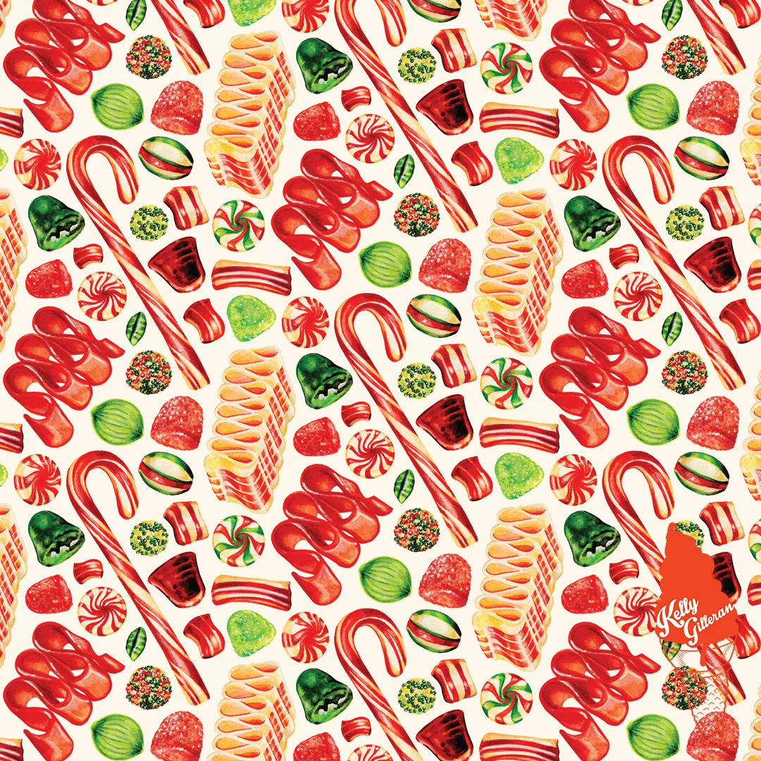 “Christmas Candy Pattern” 2016.