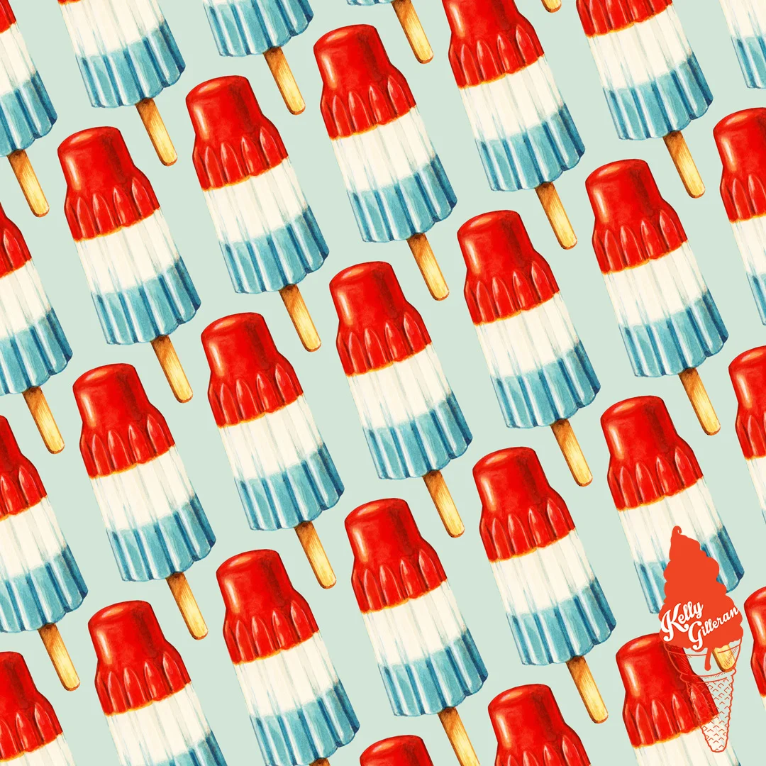 “Bomb Pop Pattern” 2014.