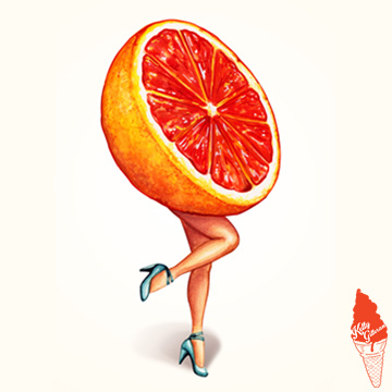 "Fruit Stand: Grapefruit" 2017.