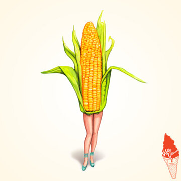 "Corn Pin-Up" 2019.