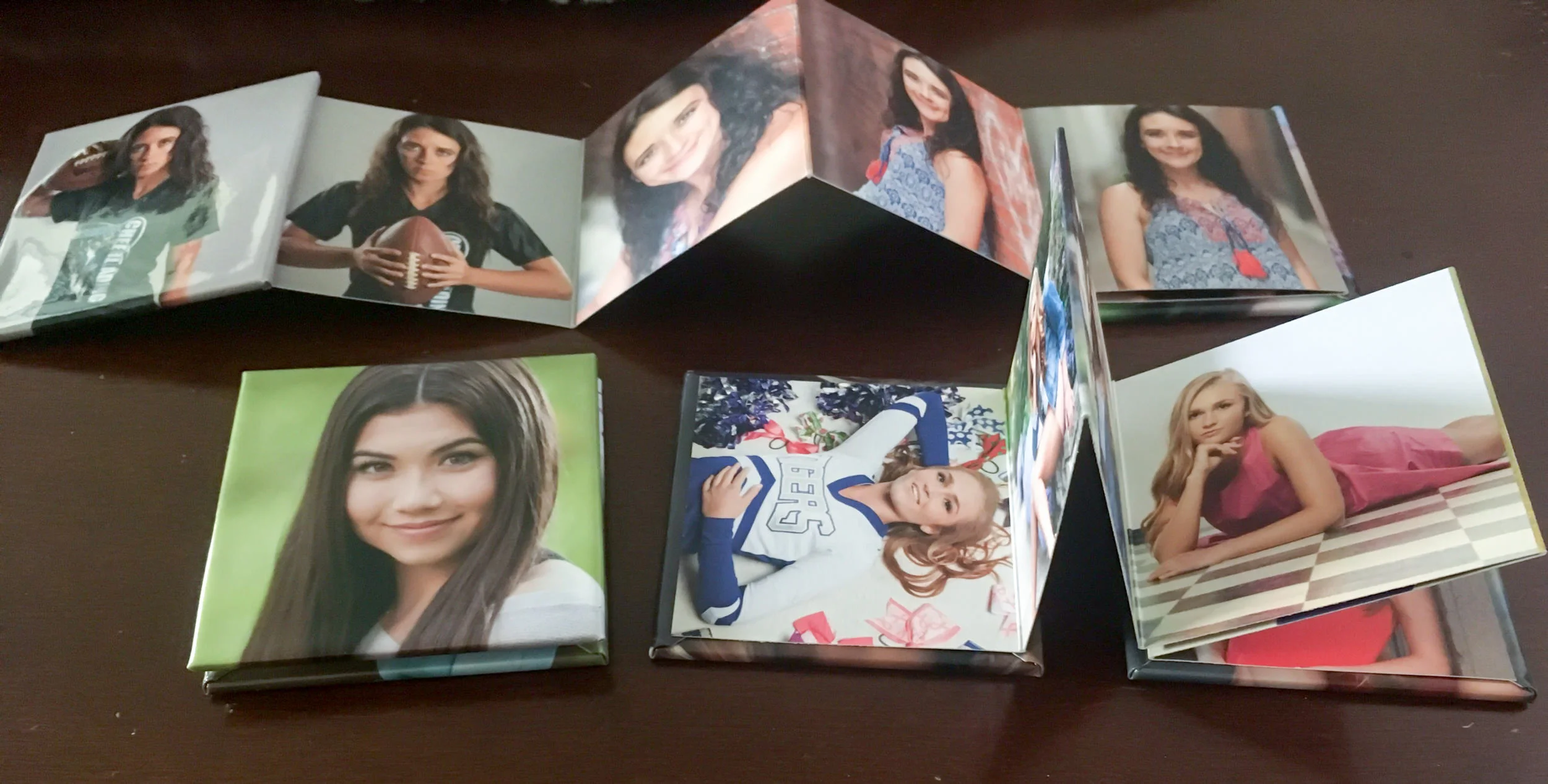 3 - 3" x 3" Accordion Mini Books