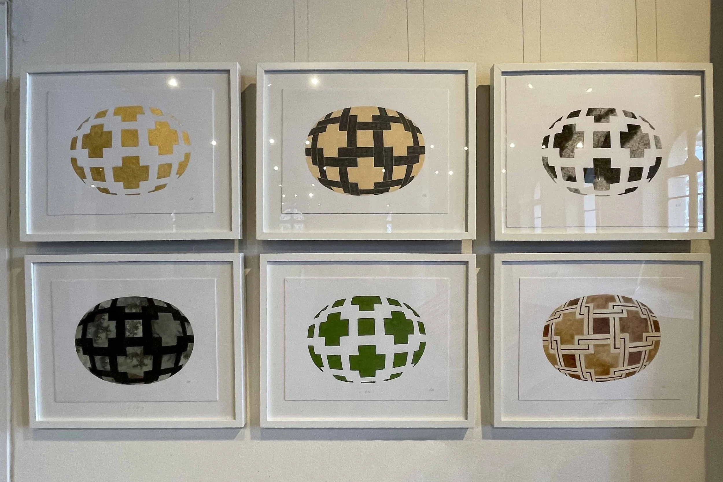  6 «OM», verschiedene Techniken, 40x50 cm (inkl. Rahmen) 