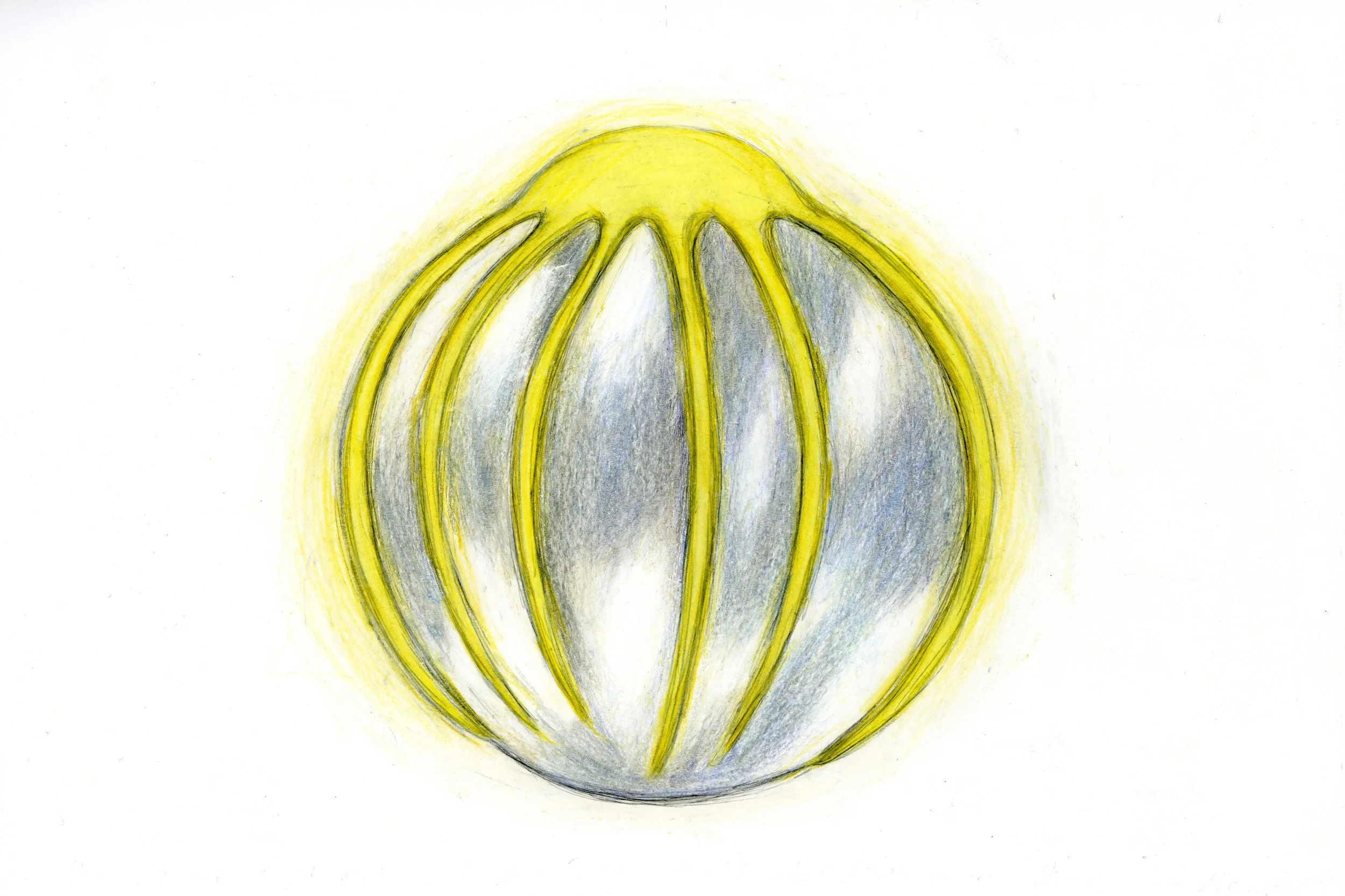  Kreis Kugel,  Zeichnung Traumbild, 21x29,7 cm 