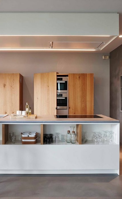 have you ever thought of hiding your oven in a cupboard? Renovated house in Knokke, Belgium | designed by Just’In Home Design