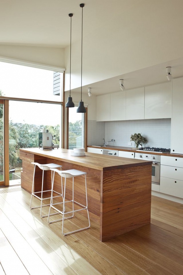 Mid-Centry modern style kitchen in Victoria, Australia, designed by Doherty Design Studio