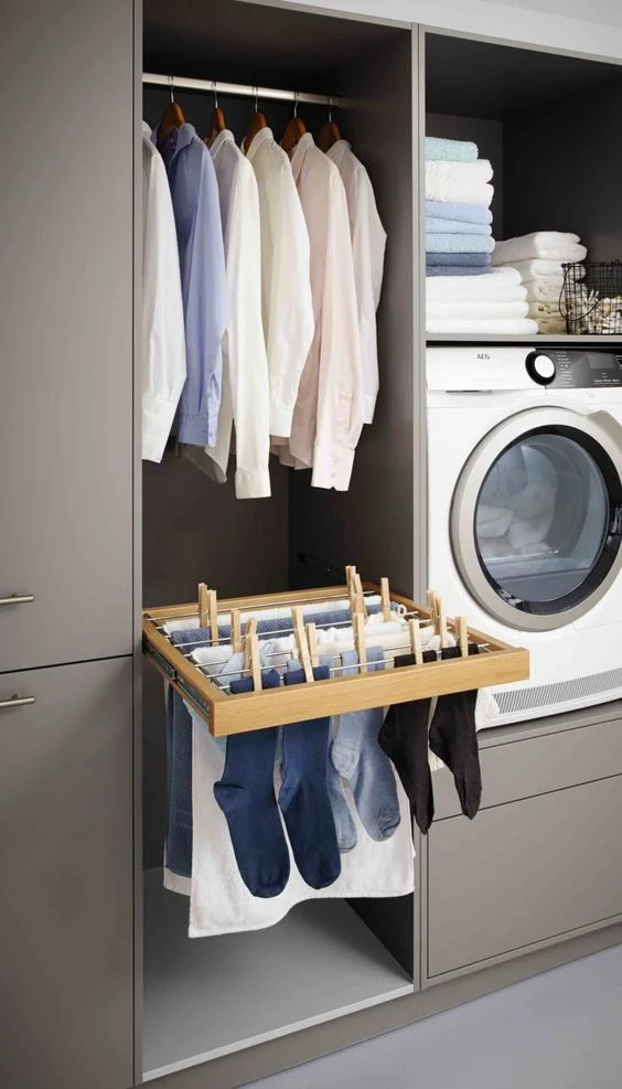 Stylish Laundry Hanging Rails That I Wish Were Mine Verity Jayne