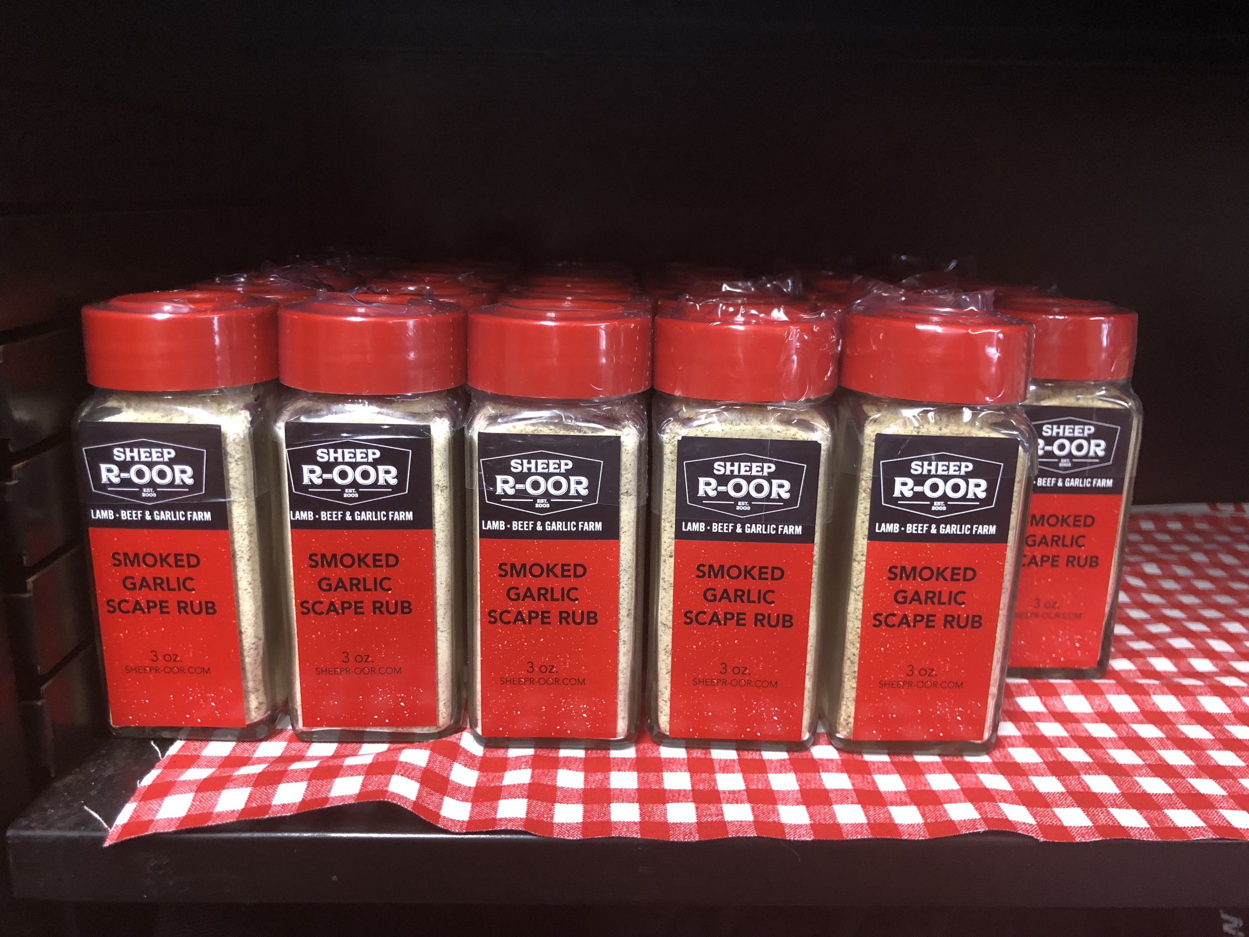 Smoked Garlic Scape Rub