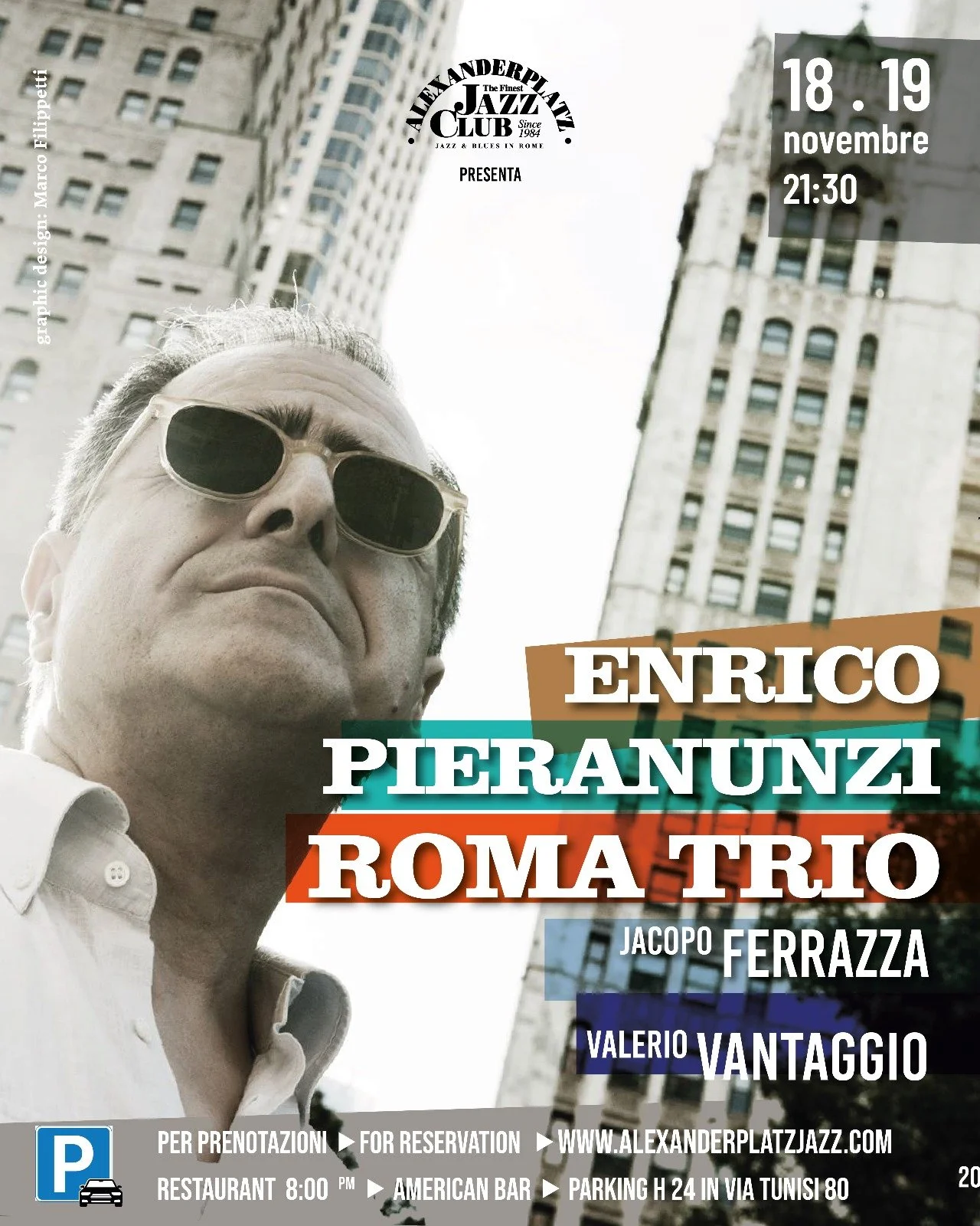 Mercoledì 19 Novembre - 21:30 - ROMA