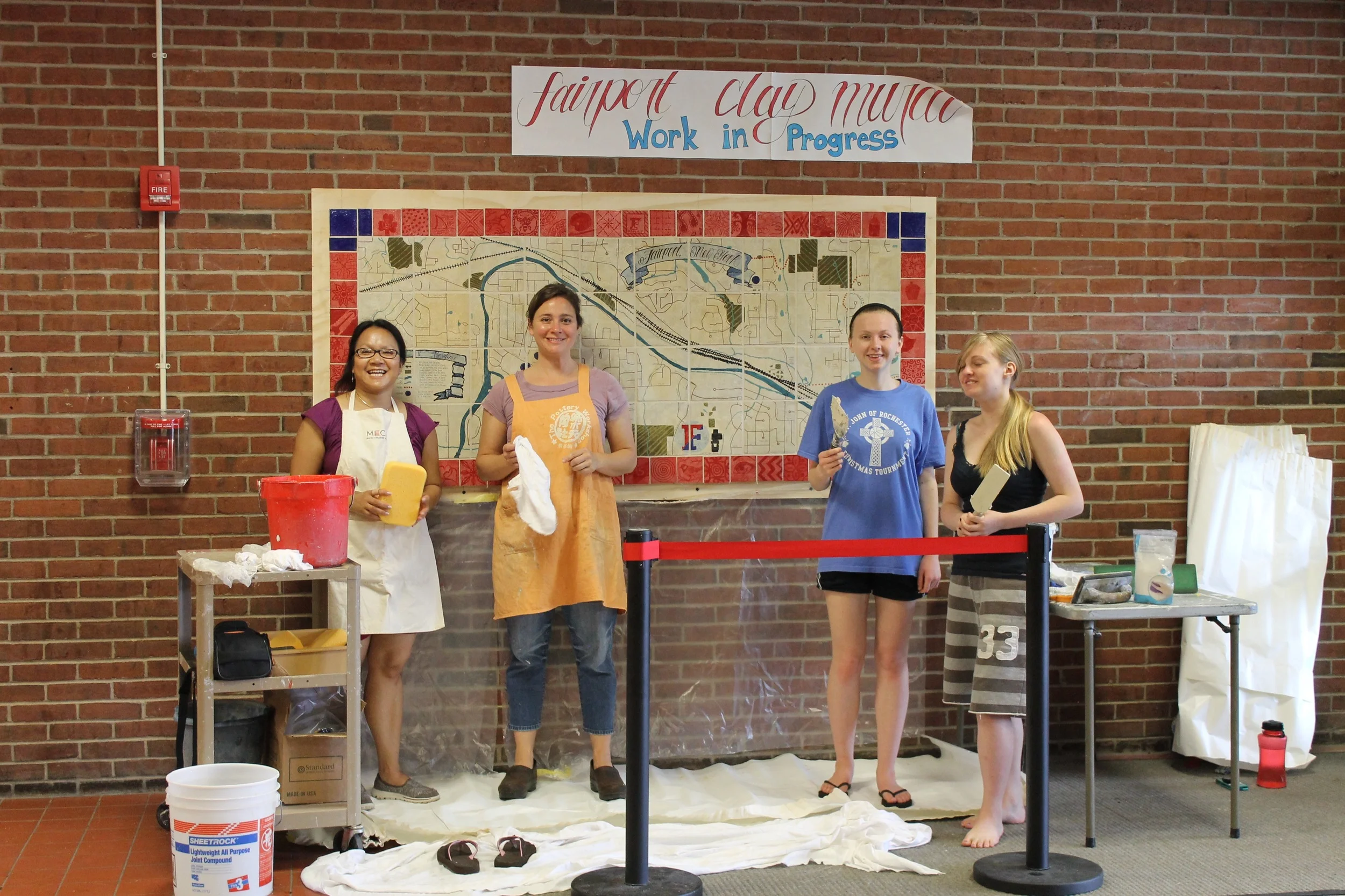 Fairport High School Tile Mural