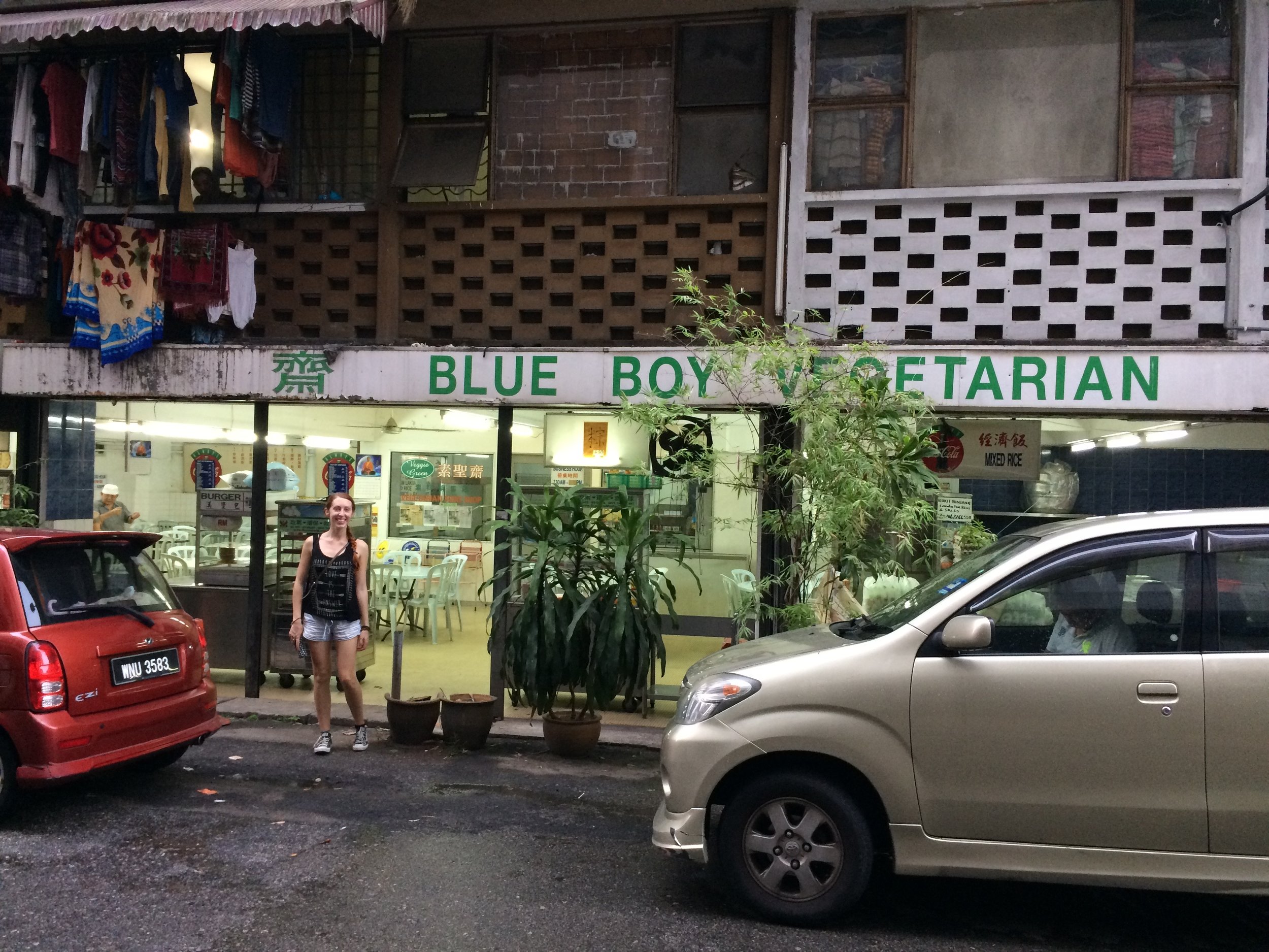 Vegetarian street food in Kuala Lumpur, Malaysia